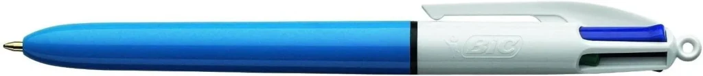 41k+roWJT1S._AC_SL1500_ BIC 4 Colours Original Pens, Multi Coloured Pens All In One, Biro Pens, Medium 1.0mm, Green, Blue, Red, Black, 3 Pens Per Pack, 1 Pack
