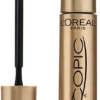 L'Oréal Paris Mascara, Telescopic Original Mascara to Achieve Dramatic Length and Definition, Up to +71 Percent Lengthening Effect, Smudge-Resistant and Long-Wearing Formula for Up to 36H Wear, 8ml