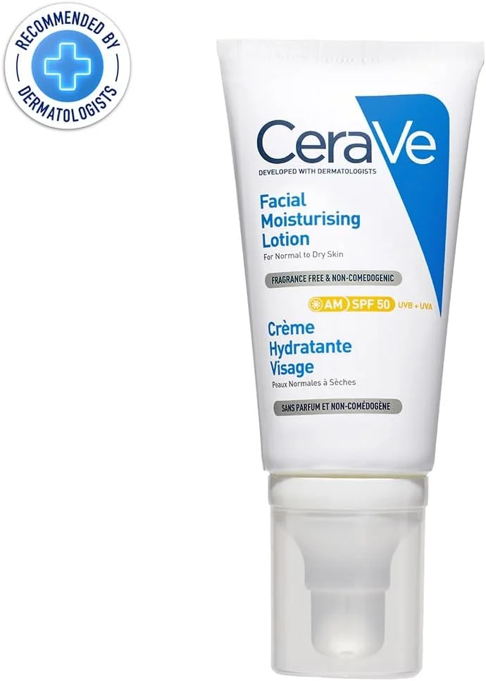 51YAbeYYjhL._AC_SL1080_ CeraVe AM Facial Moisturising Lotion Normal To Dry Skin 52ml With UV Protection And 3 Essential Ceramides