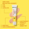 Garnier Vitamin C Daily UV SPF50+ Brightening Fluid Sheer Glow, Prevents & Corrects Sun Damages, Evens Skin Tone, Face & Neck, For All Skin Types, Cruelty-Free, Vegan, 50ml