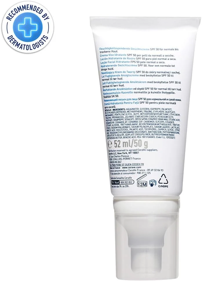 51kl5J23hpL._AC_SL1080_ CeraVe AM Facial Moisturising Lotion Normal To Dry Skin 52ml With UV Protection And 3 Essential Ceramides