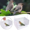 Corwar 9836 Portable Bird Out Cage Small Animal Carrier With 2 Feeders Bird Transport Cage For Small Budgie Finch Canary Parakeet Pet Supplies kindness ordinary