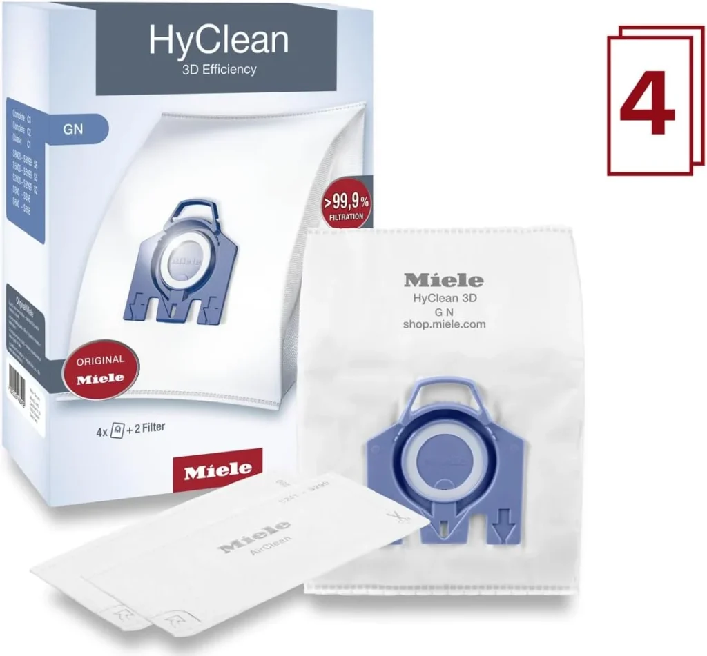 6187YfWG7rL._AC_SL1400_ Miele 9917730 HyClean 3D Efficiency GN Vacuum Cleaner Bags, Reliably Keep Dust Inside the Vacuum Cleaner