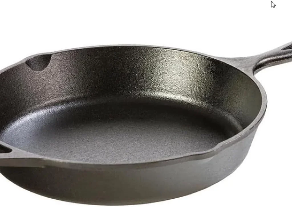 Lodge Pre-Seasoned Cast Iron Skillet Frying Pan. Made in The USA. 26 cm/10.25 inch, Multi-Coloured, 10.25-Inch