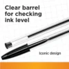BIC Cristal Original Smudge Free Ballpoint Pens, Ideal for School, Black, Medium Point (1.0mm), Pack of 50