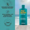 Piz Buin After Sun Tan Intensifying Moisturising Lotion (200ml), Nourishing Aftersun Cream with Vitamin E and Shea Butter, Ideal to Soothe Sensitive Skin, with Tanimel Tan Intensifying Plant Extract