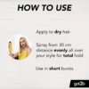 got2b Glued Blasting Freeze Hairspray 300 ml, Glued Hairspray for up to 72h Ultra Strong Hold, Hairspray got2b, For Extreme Hairstyles, Vegan Formula