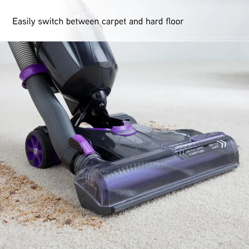 81N+jbZoDrL._AC_SL1500_ Vax Mach Air Upright Vacuum Cleaner; High performance, Multi-cyclonic, with No Loss of Suction; Lightweight - UCA1GEV1, 1.5 Litre, 820W, Purple