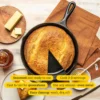 Lodge Pre-Seasoned Cast Iron Skillet Frying Pan. Made in The USA. 26 cm/10.25 inch, Multi-Coloured, 10.25-Inch